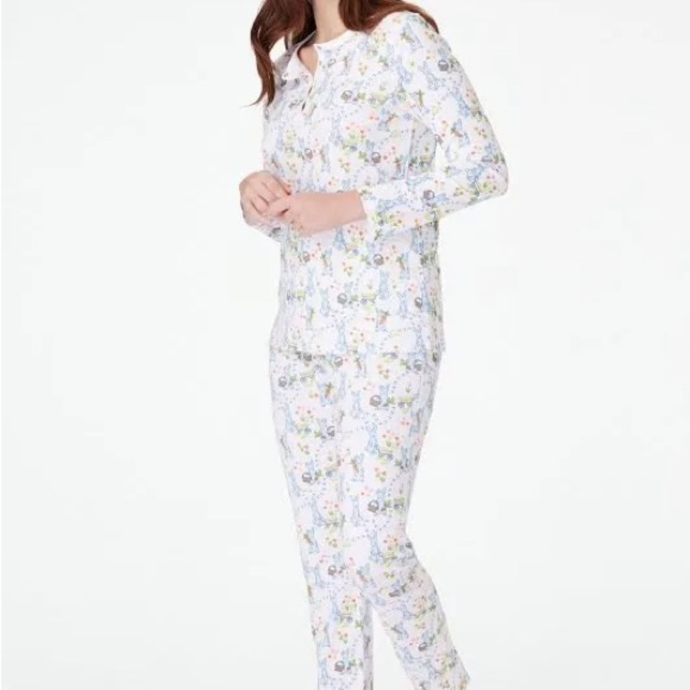 NWT Roller Rabbit Hoppy Spring Pajamas